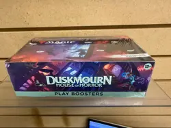 Magic the Gathering Duskmourn House of Horror Play Booster Box NEW SEALED - Image 1