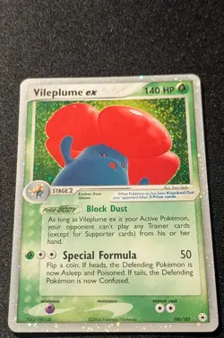 Pokemon EX HIDDEN LEGENDS - #100/101 Vileplume ex - Ultra Rare Holo - ENG - MP+ - Image 4