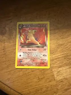 Pokemon TCG Dark Typhlosion Neo Destiny 10/105 Holo Rare - Image 1