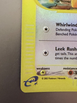 Farfetch’d 55/144 Reverse Holo Skyridge 2003 Pokemon English LP/NM - Image 4