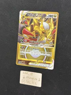 Pokemon Lost Origin - Giratina Vstar - 212/196 - GOLD Full Art Rare - MINT - Image 4