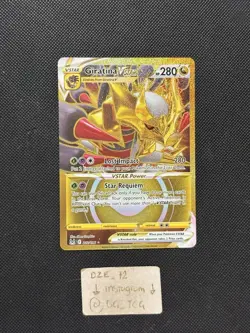 Pokemon Lost Origin - Giratina Vstar - 212/196 - GOLD Full Art Rare - MINT - Image 5