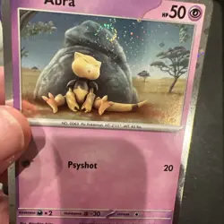 Pokemon Abra 063 Kadabra 064 Cosmos Holo Alakazam ex 050 Set Holo 151, Swirls A - Image 2