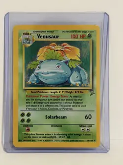 Pokemon Venusaur 015/102 Base Set Holo Rare Stage 2 100 HP Mitsuhiro Arita - Image 1