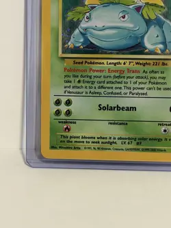 Pokemon Venusaur 015/102 Base Set Holo Rare Stage 2 100 HP Mitsuhiro Arita - Image 2