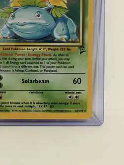 Pokemon Venusaur 015/102 Base Set Holo Rare Stage 2 100 HP Mitsuhiro Arita - Image 3