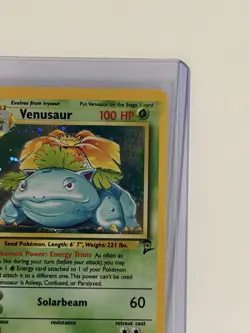 Pokemon Venusaur 015/102 Base Set Holo Rare Stage 2 100 HP Mitsuhiro Arita - Image 4