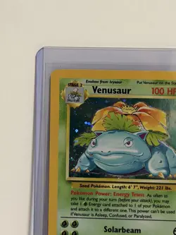 Pokemon Venusaur 015/102 Base Set Holo Rare Stage 2 100 HP Mitsuhiro Arita - Image 5