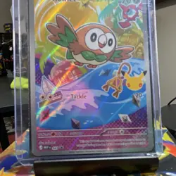 Pokemon Rowlet TCG Basic Holo 70 HP 043 Promo - Image 1