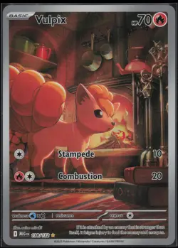Vulpix 138/132 Illustration Rare Mega Evolution Pokemon Near Mint - Image 1