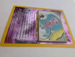 Mew Pokemon Southern Islands Reverse Hollow. Near Mint. - Image 5