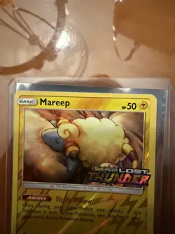 Pokemon TCG Mareep 75/214 Lost Thunder Stamped Promo Toys R Us 2018 Mint! - Image 2