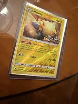 Pokemon TCG Mareep 75/214 Lost Thunder Stamped Promo Toys R Us 2018 Mint! - Image 3