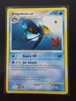 Pokemon TCG Empoleon 26/127 Platinum Base Set Rare - Image 1
