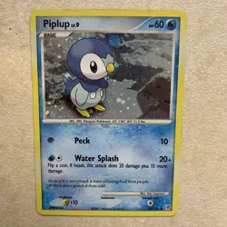 Piplup 93/130 Diamond & Pearl Cosmos Holo Rare Pokemon TCG 2007 - Image 1