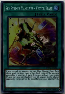 Sky Striker Maneuver - Vector Blast Super Rare Soul Fusion SOFU-EN061 LP - Image 1
