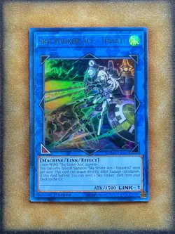 Yugioh Sky Striker Ace - Hayate MAMA-EN007 Ultra Rare 1st Ed NM - Image 1