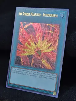 3 x YuGiOh Sky Striker Maneuver - Afterburners! BLHR-EN091 Ultra Rare 1st Ed LP - Image 4