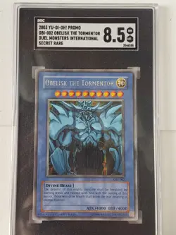 Obelisk the Tormentor GBI Promo Yu-Gi-Oh 2003 SGC 8.5 - Image 1