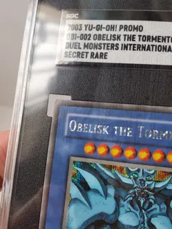 Obelisk the Tormentor GBI Promo Yu-Gi-Oh 2003 SGC 8.5 - Image 4