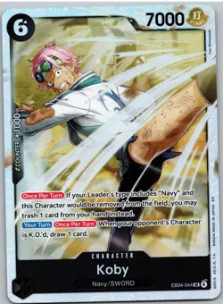 Koby EB04-044 Super Rare Adventure on Kami's Island One Piece NM - Image 1