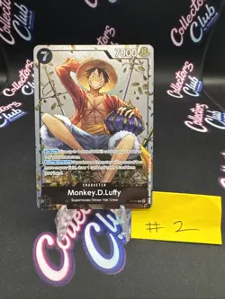 One Piece Monkey.D.Luffy P-075 One Piece Card Game Promo NM - Image 1