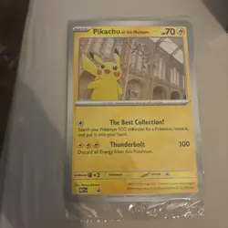 Pokemon TCG - Pikachu At The Museum Oversized Card Sealed - Image 1