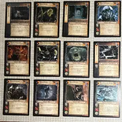 Decipher Lord of the Rings TCG Fellowship Orc Troll Creature 12 Card Lot - Image 1