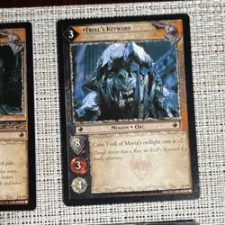 Decipher Lord of the Rings TCG Fellowship Orc Troll Creature 12 Card Lot - Image 5