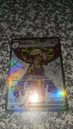 Pokemon Toxtricity ex 227/182 SV04: Paradox Rift Ultra Rare Full Art Holo Card - Image 1