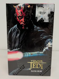 NEW SEALED STAR WARS YOUNG JEDI MENACE OF DARTH MAUL TRADING CARDS BOX COLLECTOR - Image 1