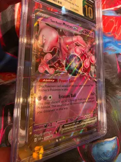 Pristine 10 Team Rocket's Mewtwo ex 205 Sv: Scarlet & Violet Promo Cards Holo - Image 4