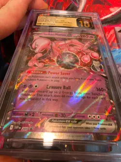 Pristine 10 Team Rocket's Mewtwo ex 205 Sv: Scarlet & Violet Promo Cards Holo - Image 5
