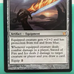 Sword of Fire and Ice - Modern Masters (MMA) - MTG Magic the Gathering - Image 3