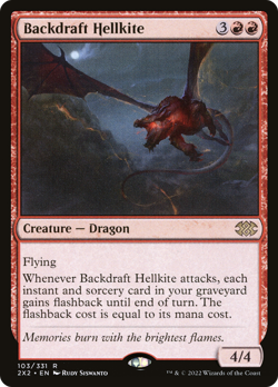 *FOIL* Backdraft Hellkite 2X2-103 - Rare - Magic: The Gathering MTG NM - Image 1