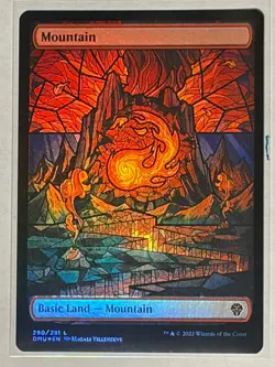 MTG Mountain (Showcase) Foil NM DMU L 280 - Image 1