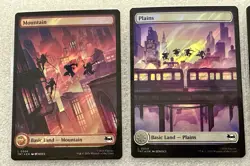 Magic The Gathering TMNT Surge Foil Roof Top Land Set - Image 4