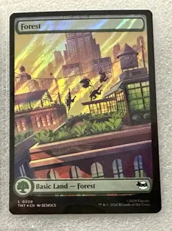 Magic The Gathering TMNT Surge Foil Roof Top Land Set - Image 5
