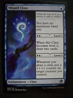Wizard Class NM Adventures in the Forgotten Realms MTG FREE SHIPPING - Image 1