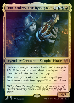MTG Don Andres, the Renegade Foil ** lcc ** En (NM) - Image 1