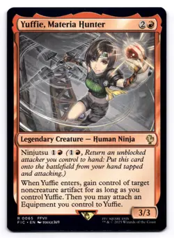 Yuffie, Materia Hunter NM Commander: Final Fantasy 0065 MTG Regular - Image 1