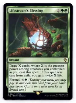 Lifestream's Blessing NM Commander: Final Fantasy 0067 MTG Regular - Image 1