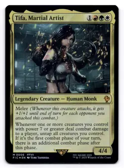 Tifa, Martial Artist NM Commander: Final Fantasy 0006 MTG Foil - Image 1