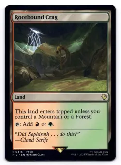 Rootbound Crag NM Commander: Final Fantasy 0416 MTG Regular - Image 1