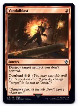Vandalblast NM Commander: Final Fantasy 0298 MTG Regular - Image 1