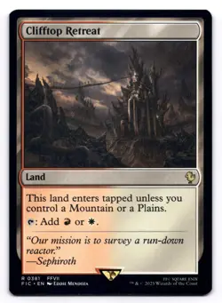 Clifftop Retreat NM Commander: Final Fantasy 0381 MTG Regular - Image 1