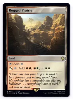 Rugged Prairie NM Commander: Final Fantasy 0417 MTG Regular - Image 1