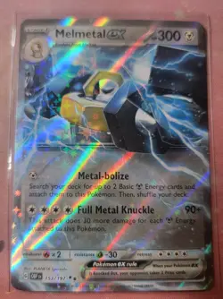 Pokemon TCG Melmetal ex Sv03: Obsidian Flames 153/197 Holo Double Rare - Image 1