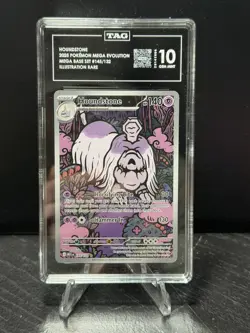 2025 POKEMON MEG MEGA EVOLUTION 145/132 HOUNDSTONE ILLUSTRATION RARE TAG 10 - Image 1