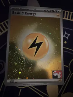 Pokemon Basic Lightning Energy - (Cosmos Holo) 004 MEE Prize Pack Series 8 - NM - Image 1